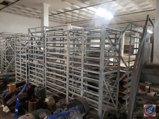 {{18X$BID}} (18) Racks - 17 Racks Approx. 21" x 26" x 70" 1 Rack Approx 21" x 26" x 65"