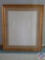Gold wooden frame with interior double mat. Inside acid free mat: 23? x 29?. Frame 33? x 39