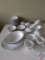 Variety of Noritake ?Fairmont? China. 6102 w/ platinum trim. Fifty pieces - 2- sugar bowls, 2