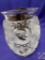 Lalique frosted chrystal Bagatelle vase. Bird & vine design. 7?H x 5? W. Mark :( Lalique Vase. Vase