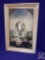 Traditional framed print of Our Lady of Fatima and Three Children. M. A. Rasko, 1944. Image 16? x