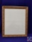 Decorative gold frame w/ glass. Opening: 16.5?W x 21?H. Outside frame: 19?W x 24?H. ...