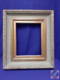 Decorative 3-layered frame w/ gold accents. Opening: 11?W x 14?H. Outside frame: 20.5?W x 24?H.