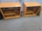 (2) Wooden keyboard desks 35 x 19