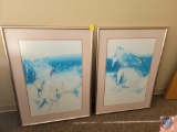 (2)Framed pictures 42 x31