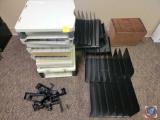 9 Adjustable computers stackers , 7 folder dividers and accordion folder