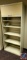 rolodex style 5 shelf cabinet with no key 36 x84 x 16in D