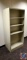 (2) 36x 78 x 10 1/2 D steel 5 shelf case