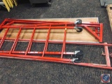 bed rail scaffold with safety rail unknown brand 79 h x 30 w x 95 l