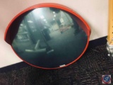 convex peek-a-boo mirror 24in