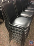 (6) bellnick banquet chairs 500lb capacity black