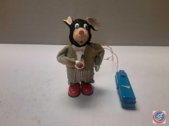 Vintage battery operated remote control bear