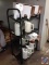 (1) Parts Master SAE 5W-20 Motor Oil, (2) Boxes of Oil (Unknown Brand), (5) Pouring Containers