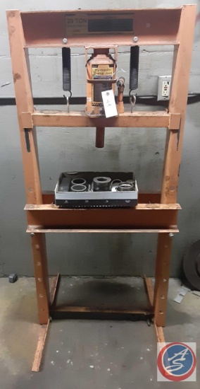 Central hydraulics 20 ton shop press