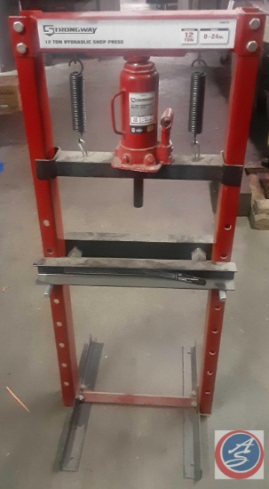 Strongway 12 ton hydraulic shop press
