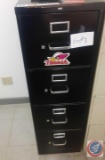 (1) File Cabinet 4-Drawer (keyboard not included)