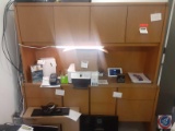 Office Credenza/Hutch and Chair ONLY (contents not included) 63
