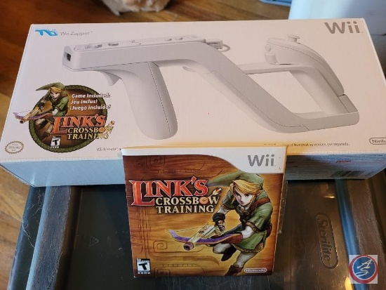 Wii Zapper and game, "links cross bow training"