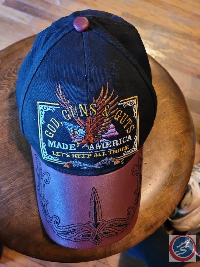 Ball Hat with embroidered (God, Guns and Guts)