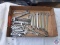 (1) set of Snap-on open in line wrenches and other miscellaneous wrenches