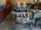 small block Chevy motor supposed to be out of Corky East funny car aluminum heads Aluminum Intake