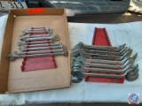 (2) Holders of assorted open end and combination wrenches, Some are Combination and Other Open end