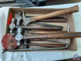 (1) Flat of Assorted Hammers.