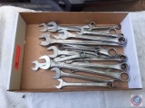 (1) Flat of Assorted Open Wrenches.