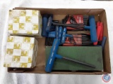 metric t-handle Allen wrenches other standard Allen wrenches and two boxes of rivets