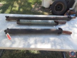(3) drive shafts various links and sizes