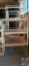 Metal Shelving Unit with Wood Shelves Approx Measurements are 72