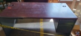 Metal Desk with Wood top Approx measurements are: 72