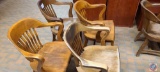 (4) Heavy Duty wood Chairs .