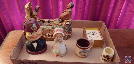 (4) Flats of assorted figurines...