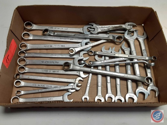 assorted metric wrenches