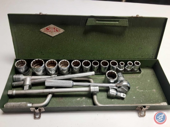 SK half inch Drive standard socket set may not be complete