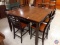Butterfly Leaf Table with 6 Chairs, approx measurements are with leaf it is 54X54X36, With out leaf
