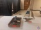 (1) Flat Containing Metal Air Plane , 1900 Adler Wire Bike, Vintage Sail Boat.