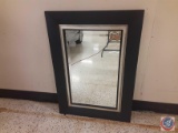 Framed Mirror approx measurements are: 30X42.
