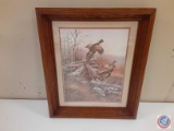 Gregory Messier Ring Neck Pheasants Framed Oil Painting Signed 39