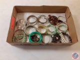 Flat full of various bracelets and bangles.......
