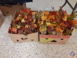 (2) Boxes of Artifical Leaves.