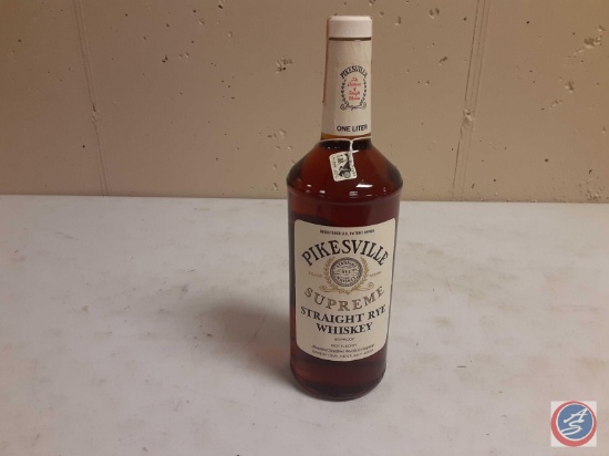 (1) Pikesville Supreme Straight Rye Whiskey 86 Proof Bottled Mandard Distilled Products Company