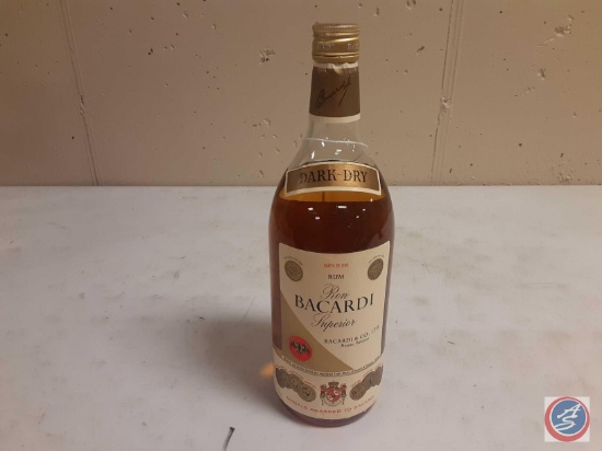 (1) Ron Bacardi Superior Rum, Dark-Dry