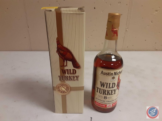 (1) Austin Nichols Wild Turkey Old 8 Brand Kentucky Straight Bourbon Est. 1855. With Box.