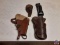 (4) leather holsters