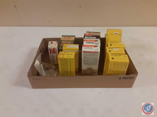 Approximately(650) rounds of 38 Special assorted brands