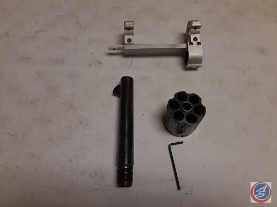 .455 Webley parts and pistol scope mount