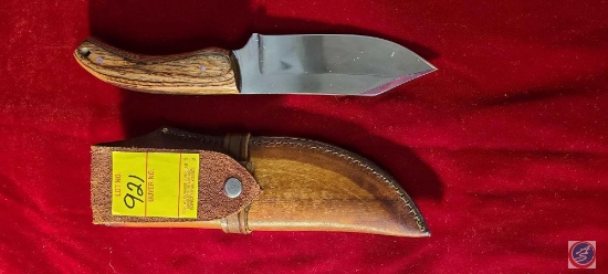 Handmade Damascus Knife w/sheath