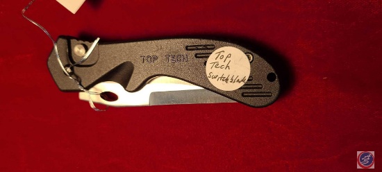 Top Tech 440 Stainless Switchblade (Black)